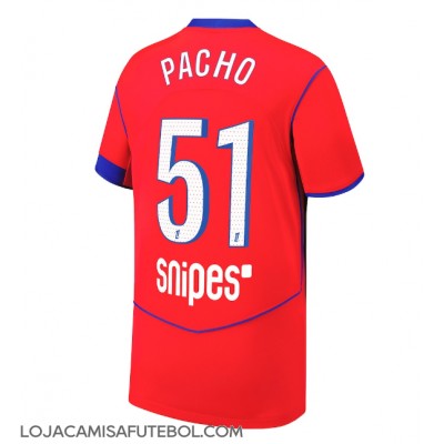 Camisa de Futebol Paris Saint-Germain Willian Pacho #51 Equipamento Alternativo 2025-26 Manga Curta Camisa de Futebol Paris Saint-Germain Willian Pacho #51 Equipamento Alternativo 2025-26 Manga Curta